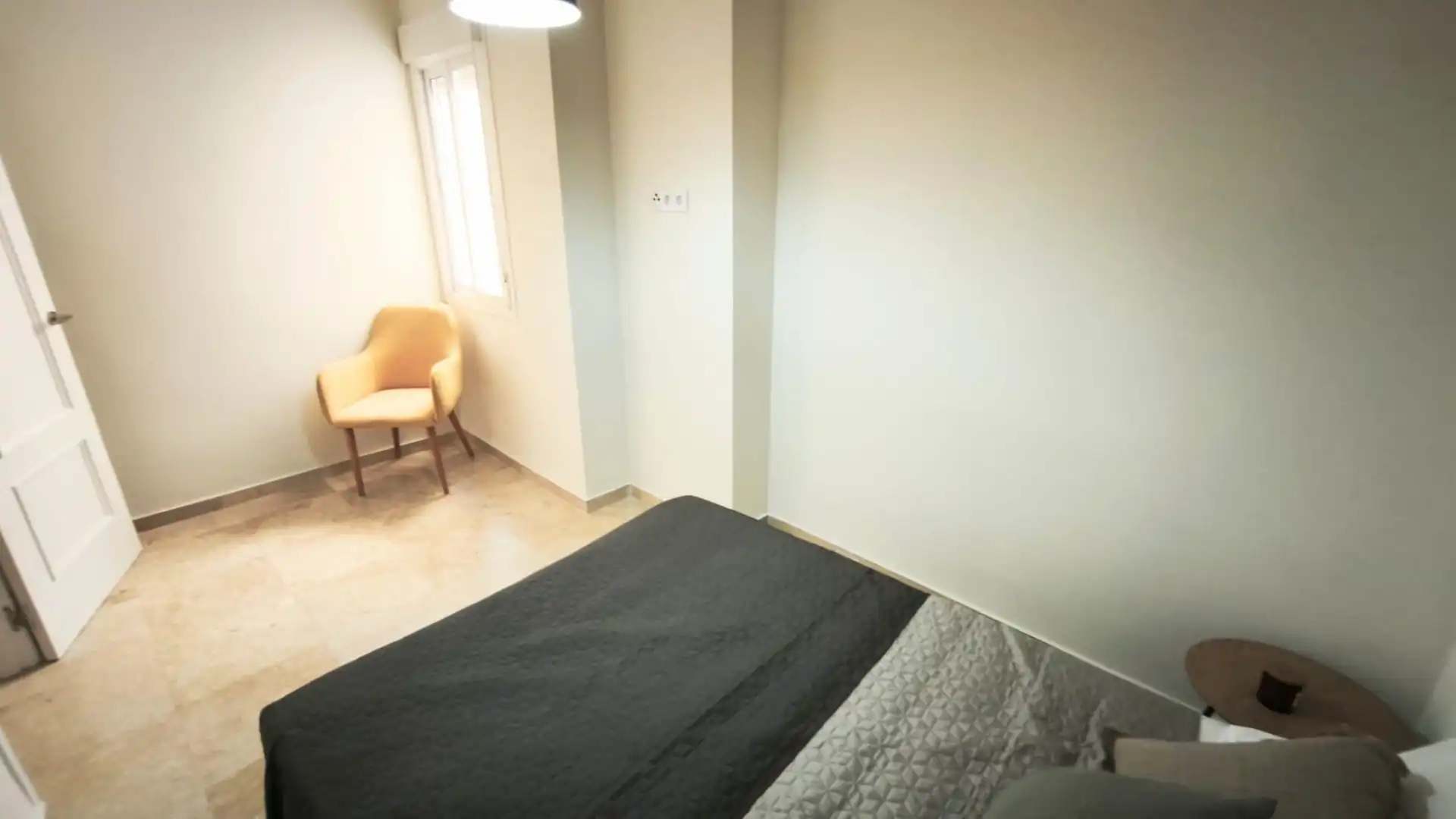 Bedroom of Flat for sale in Málaga