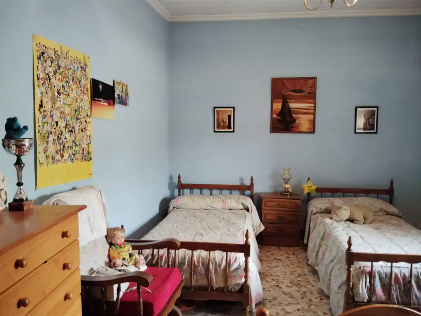 Habitación de Casa o chalet en venta en Almuradiel con Jardín privado, Trastero y Amueblado