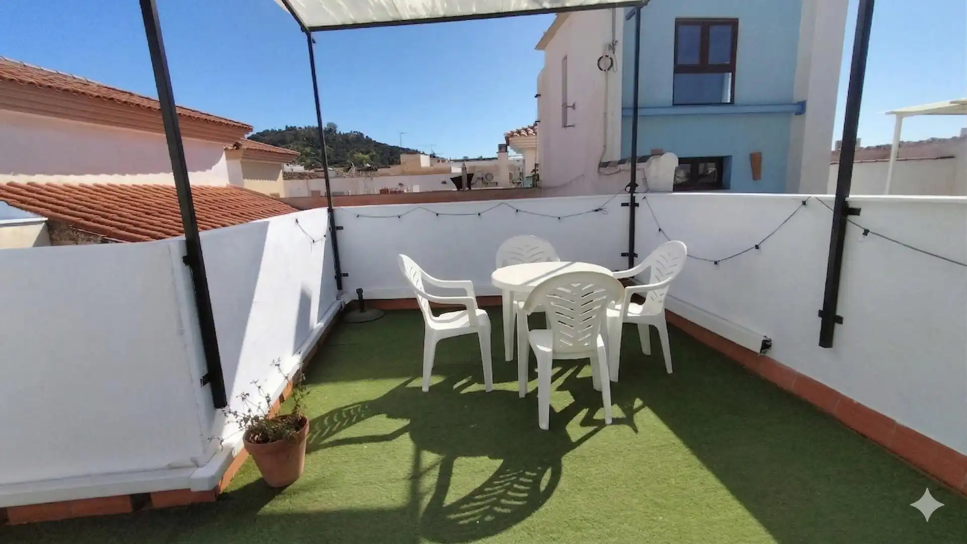 Terrace of Attic for rent in Málaga  with Air Conditioner, Heating and Terrace