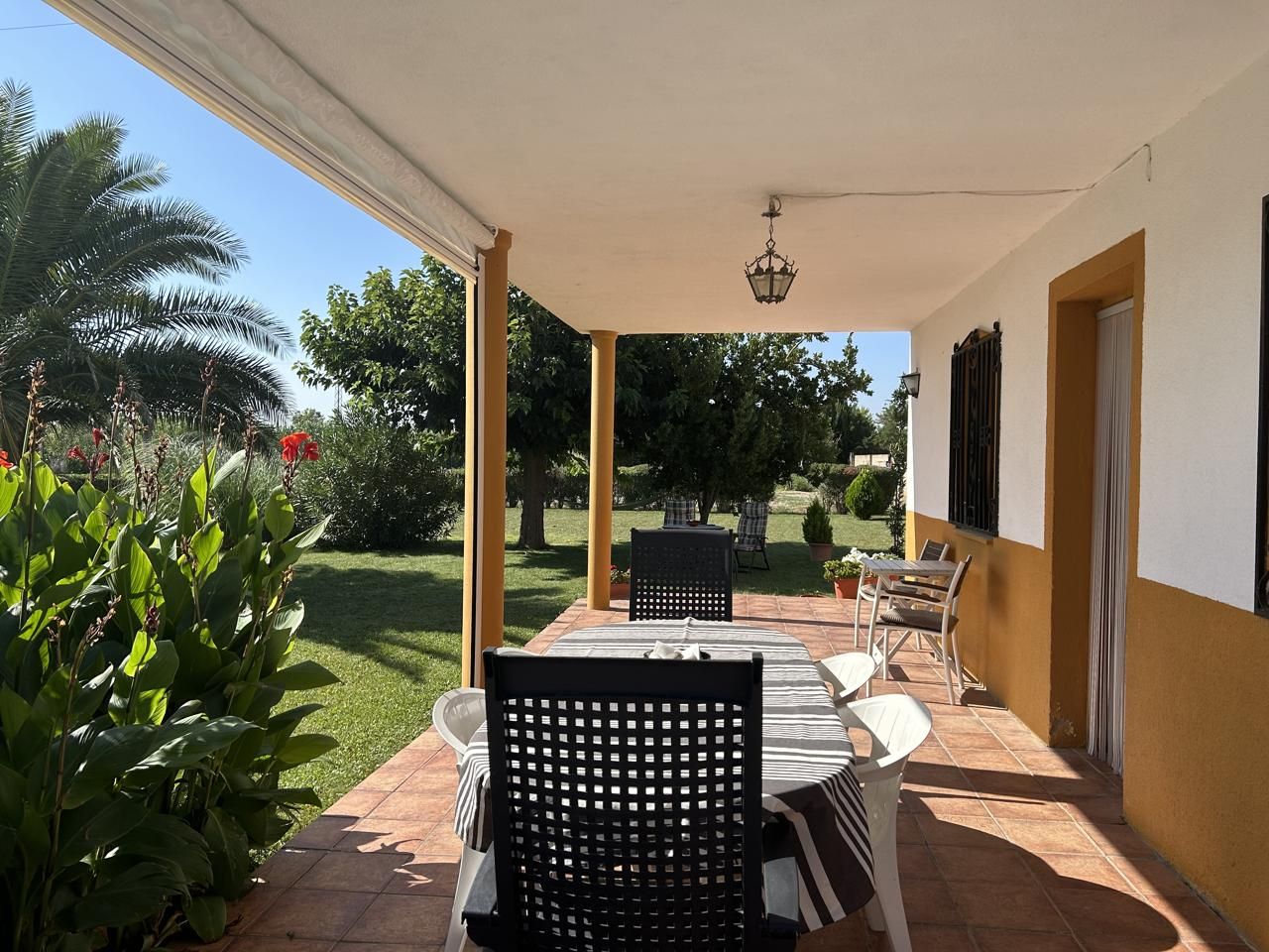 Terraza de Finca rústica en venta en Tudela con Jardín privado