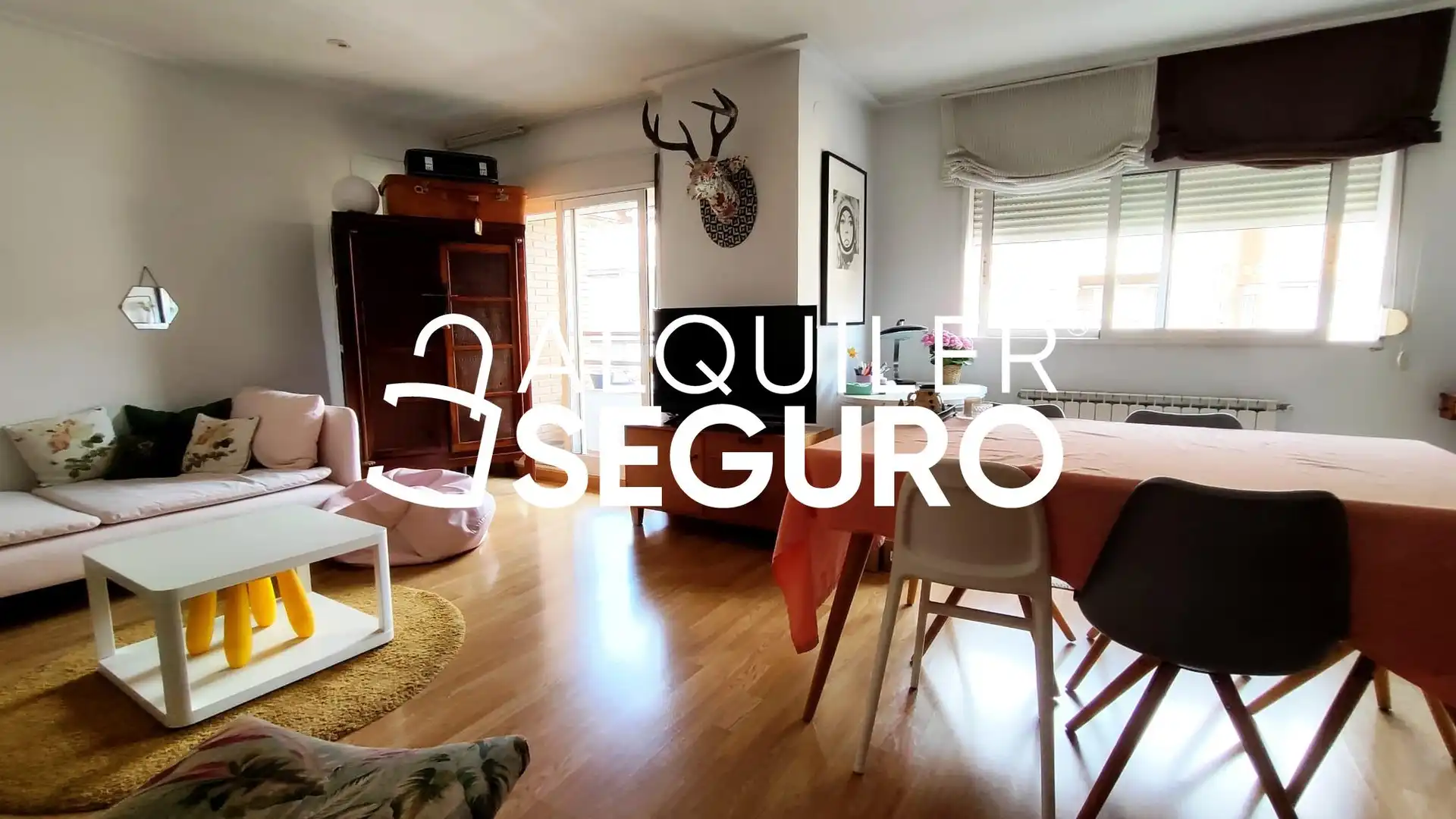 Living room of Flat for rent in Valencia  with Air Conditioner, Heating and Terrace