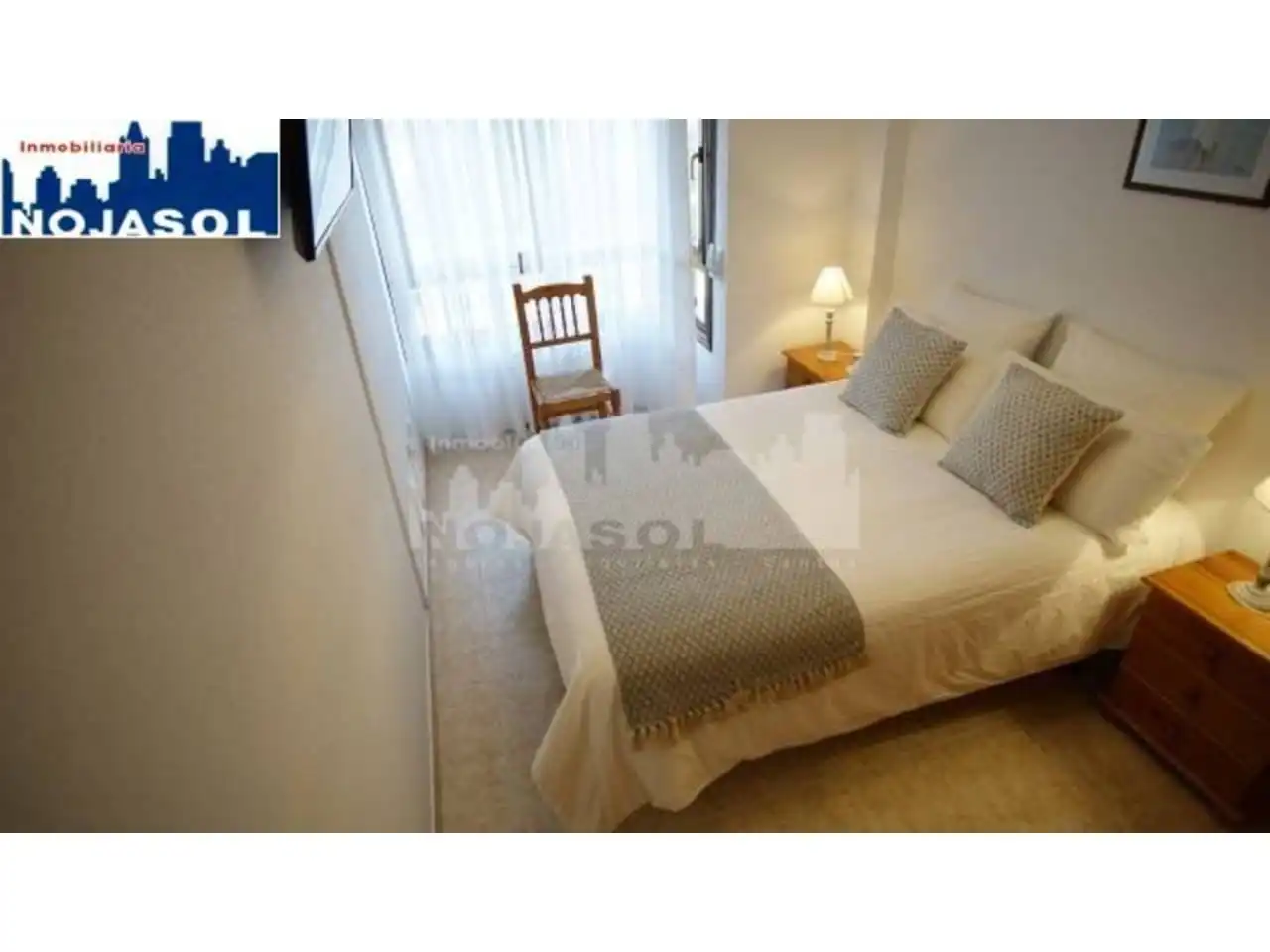 Bedroom of Flat for rent in Noja  with Heating, Terrace and Furnished