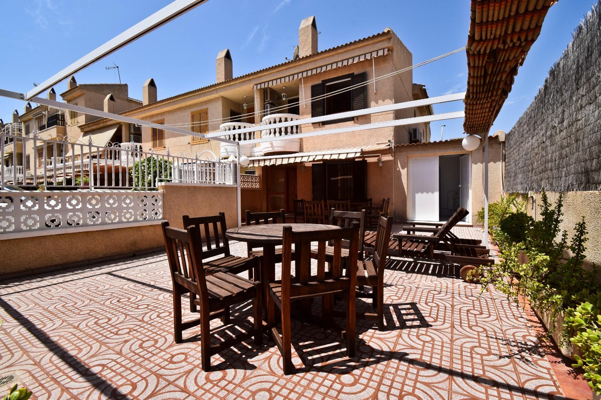 Terrace of House or chalet to rent in Santa Pola  with Air Conditioner and Terrace
