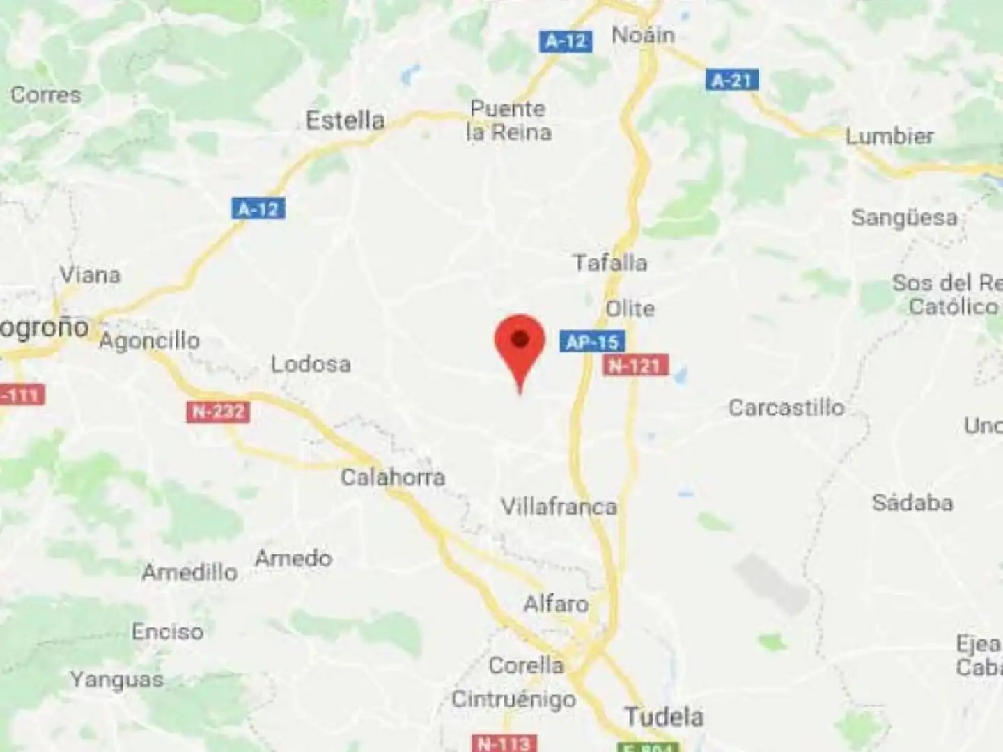 Exterior view of Houses for sale in Falces, Navarra