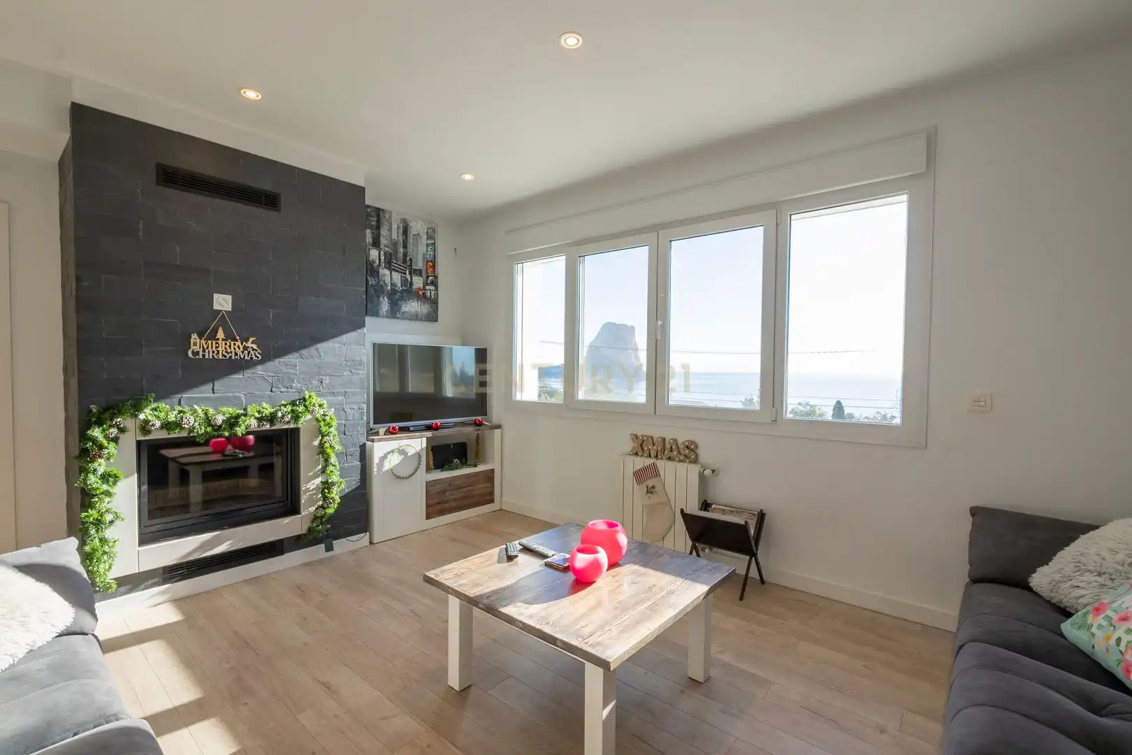 Living room of Houses for sale in Calpe / Calp  with Furnished, Internet and Alarm