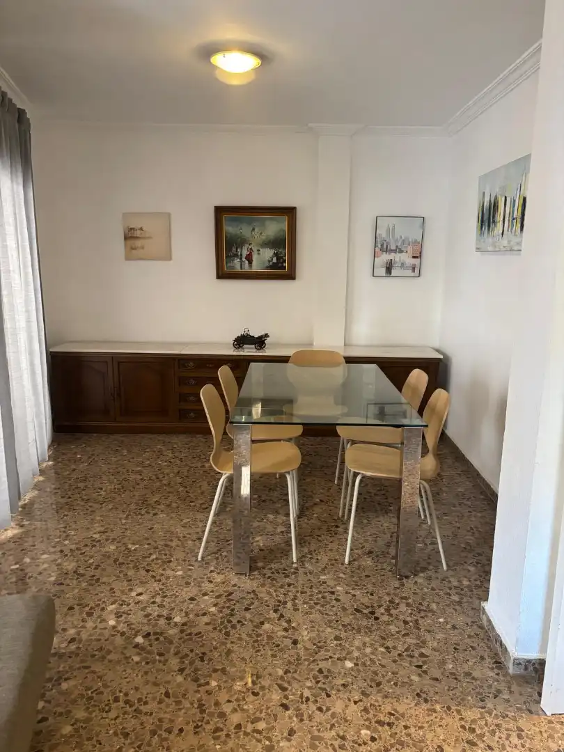 Esszimmer von Wohnung zur Miete in Valencia mit Klimaanlage, Heizung und Möbliert