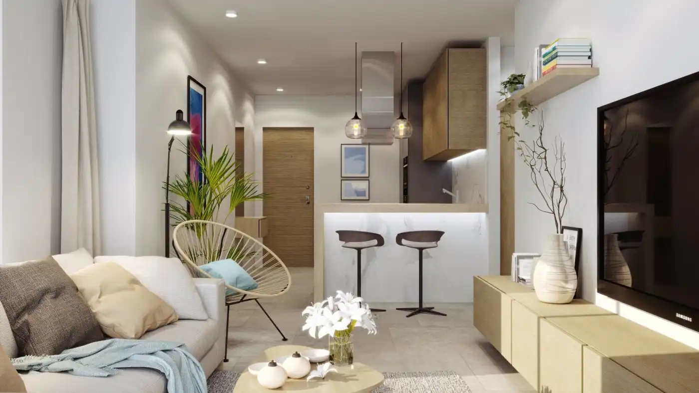 Sala de estar de Ático en venta en Rojales con Jardín privado y Terraza