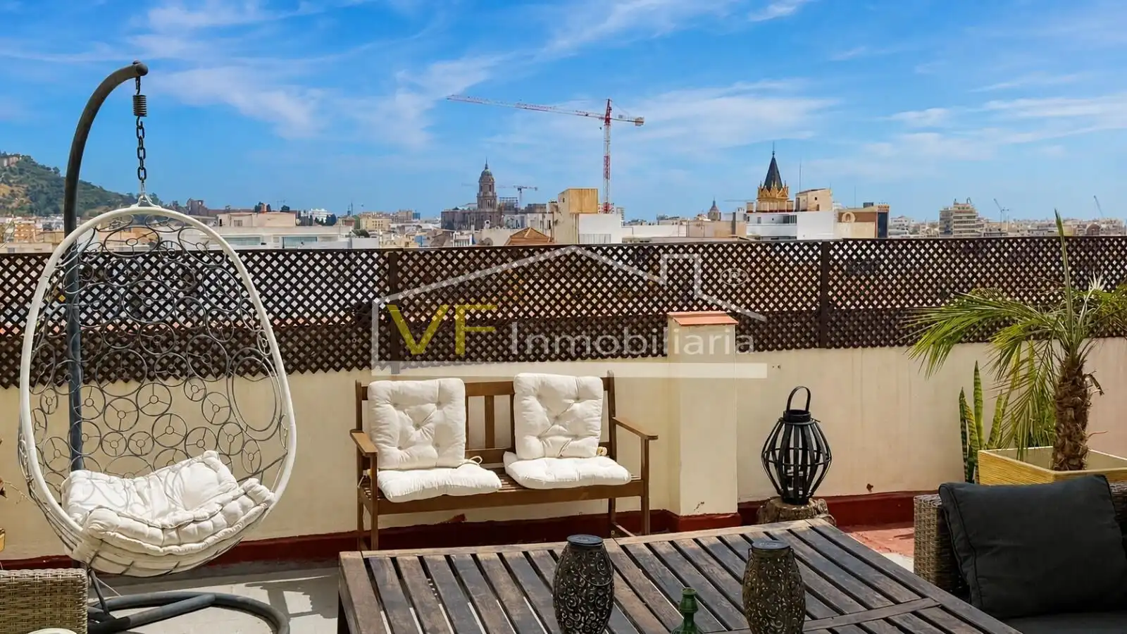 Terrassa de Àtic de lloguer en Málaga amb Aire condicionat, Calefacció i Terrassa