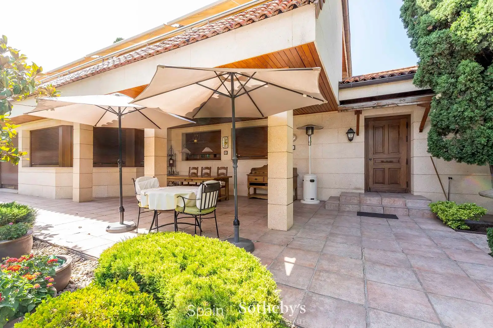 Terraza de Casa o chalet en venta en Madrid con Aire acondicionado, Calefacción y Jardín privado