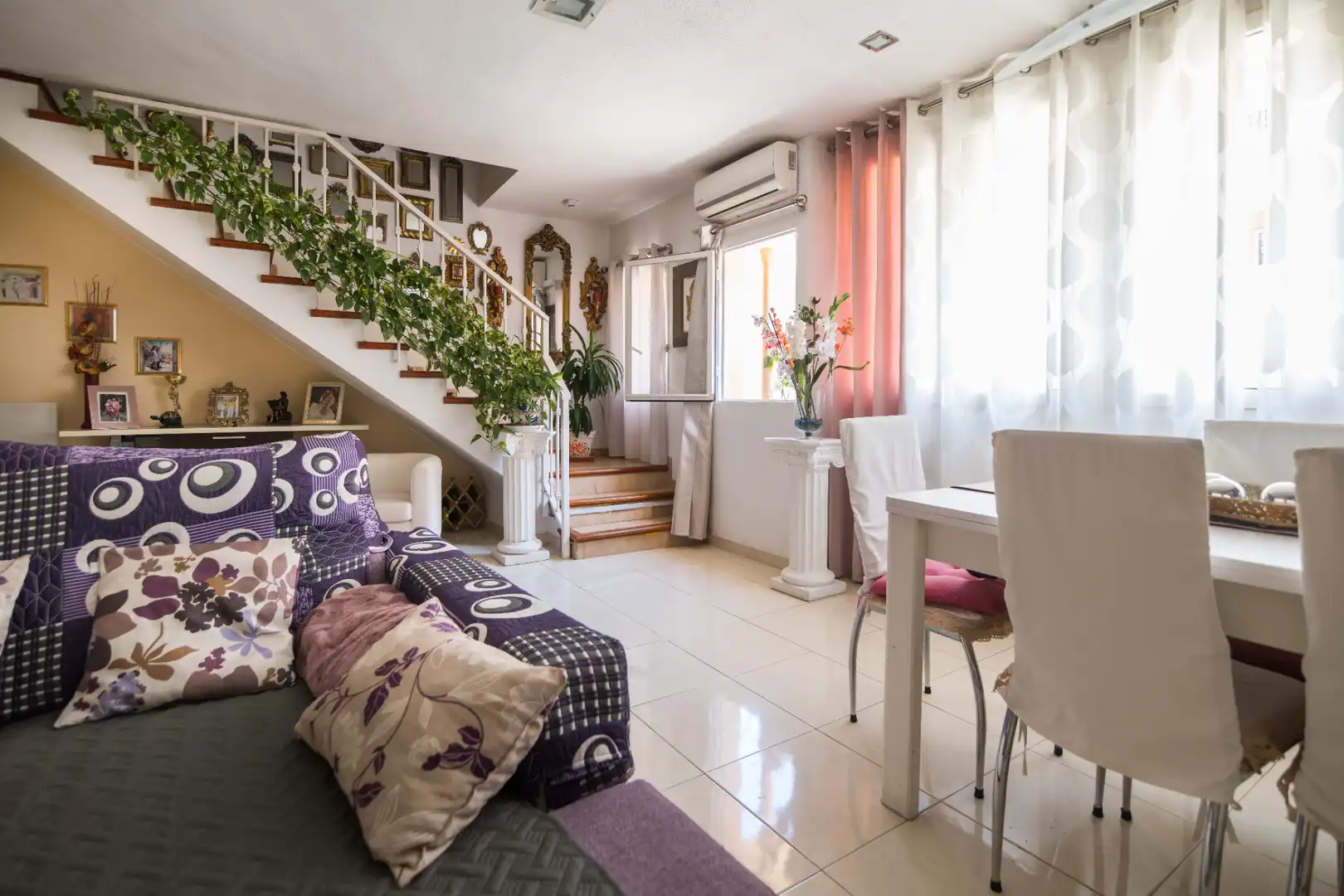Sala de estar de Dúplex en venta en Sagunto / Sagunt con Aire acondicionado, Calefacción y Terraza