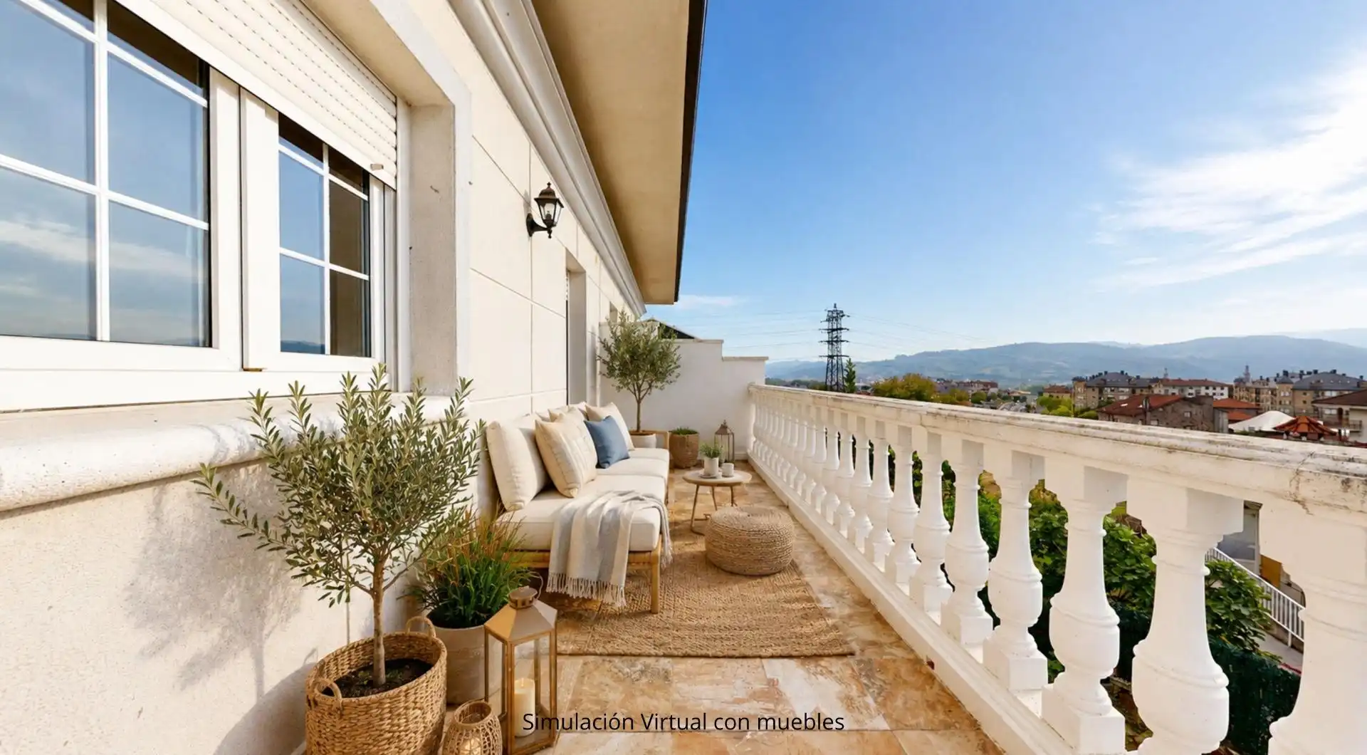 Terraza de Casa adosada en venta en Bárcena de Cicero con Calefacción, Jardín privado y Terraza