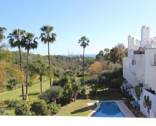 Jardí de Casa adosada de lloguer en Marbella amb Aire condicionat, Terrassa i Piscina comunitària