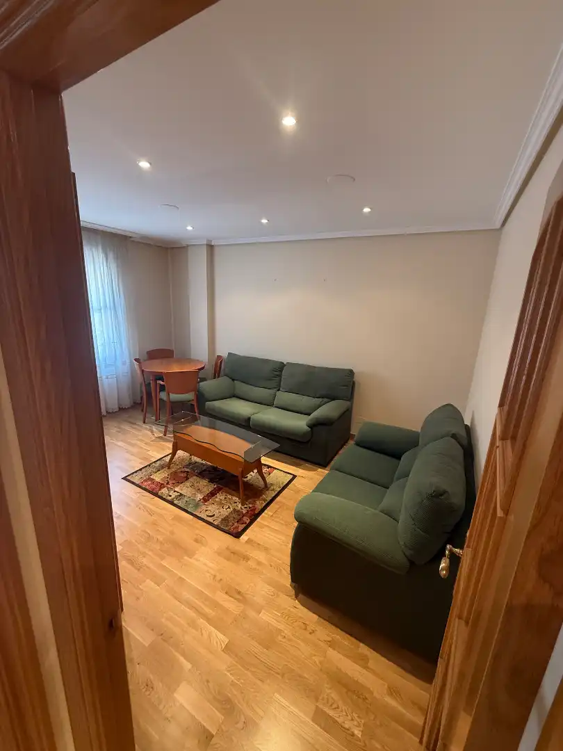 Living room of Apartments for rent in Ponferrada  with Heating, Furnished and Washing machine