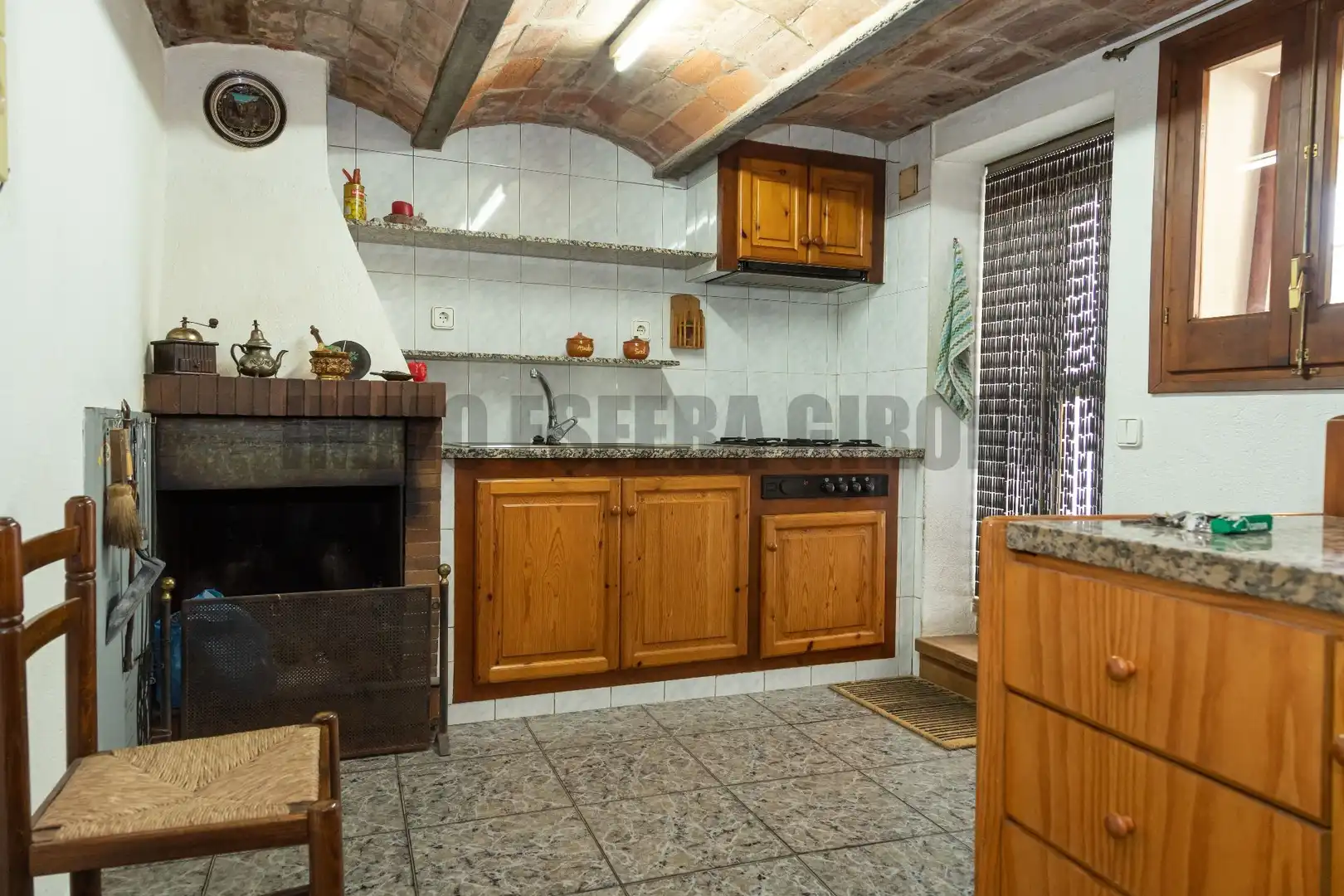 Cocina de Casa o chalet en venta en Celrà con Aire acondicionado, Calefacción y Jardín privado