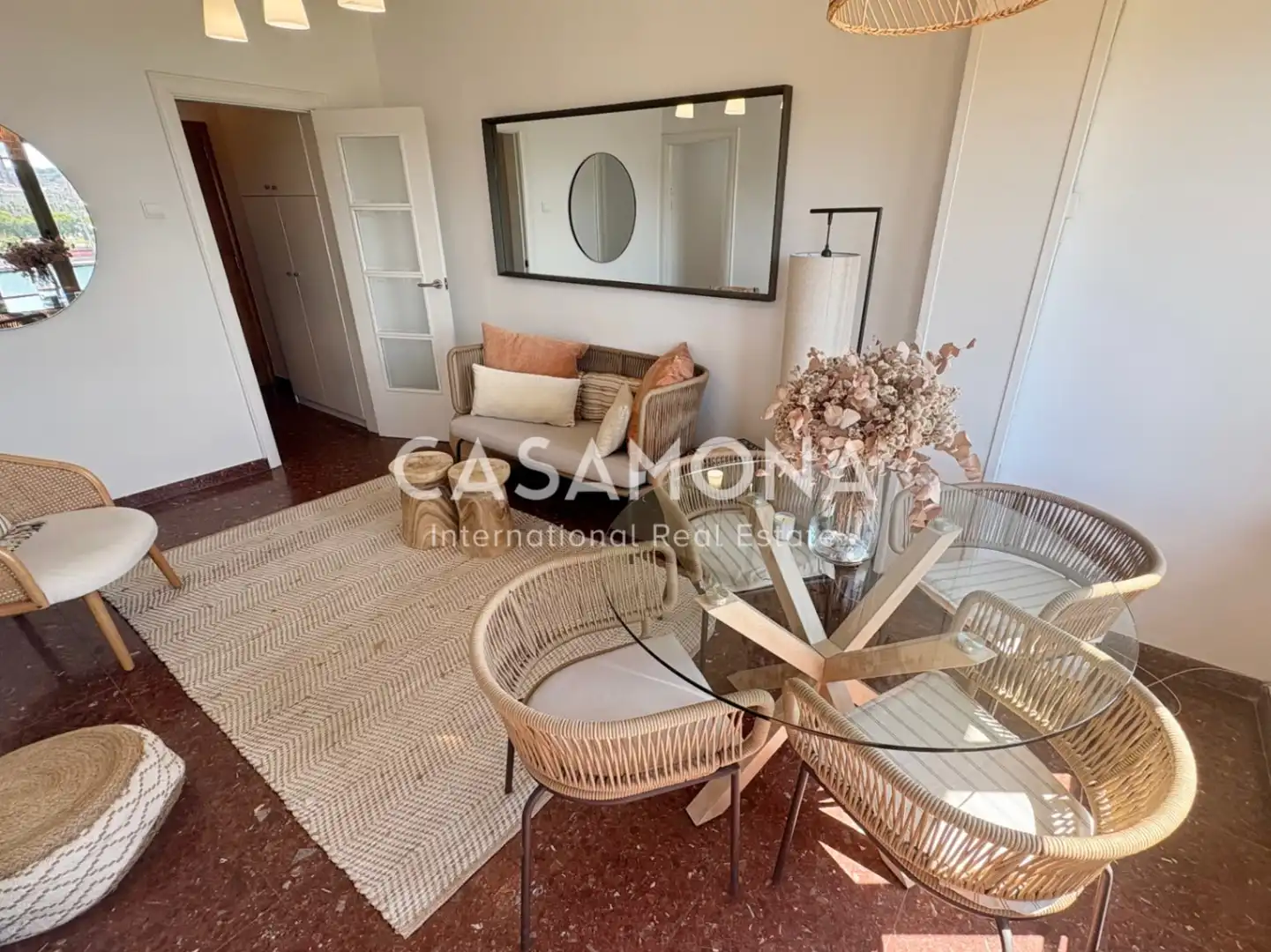 Sala de estar de Apartamento en venta en Barcelona con Aire acondicionado, Calefacción y Terraza