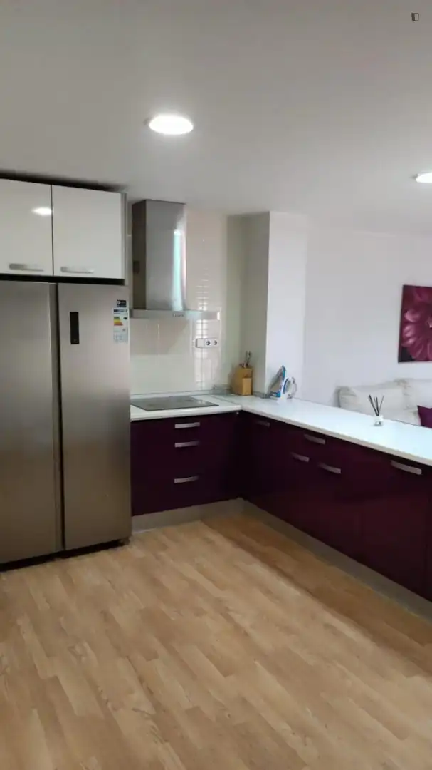 Cocina de Apartamento para compartir en Murcia con Amueblado, Horno y Microondas