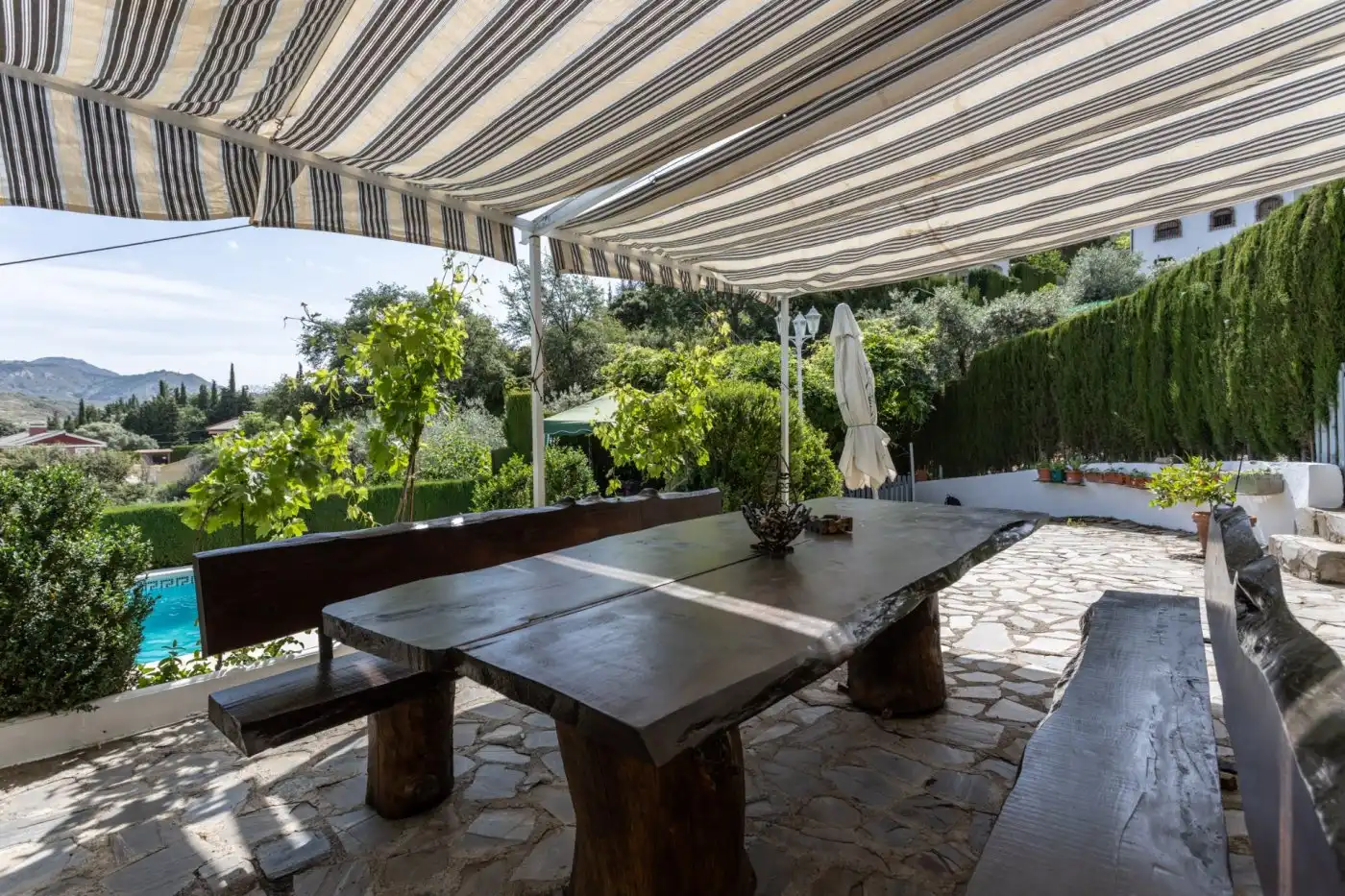 Terraza de Casa o chalet en venta en Dúdar con Aire acondicionado, Calefacción y Jardín privado
