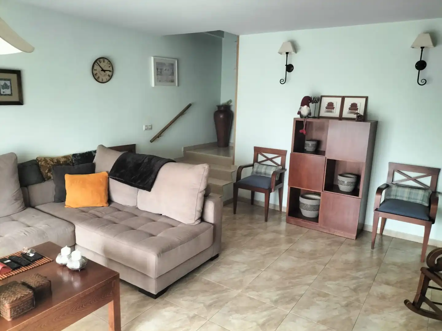 Living room of Detached homes for sale in Plasencia  with Air Conditioner, Heating and Private garden