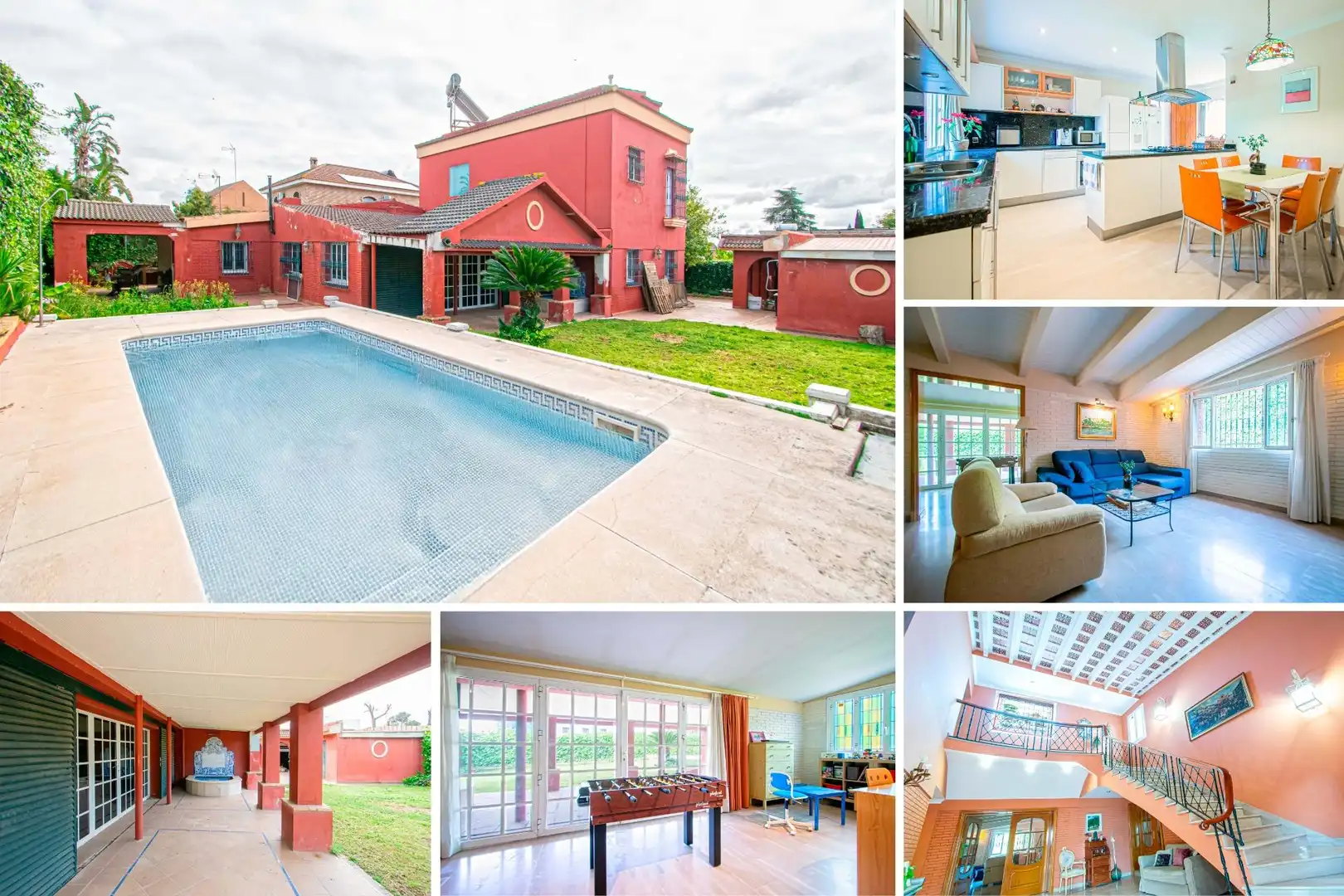 Vista exterior de Casa o xalet en venda en Tomares amb Jardí privat, Terrassa i Piscina