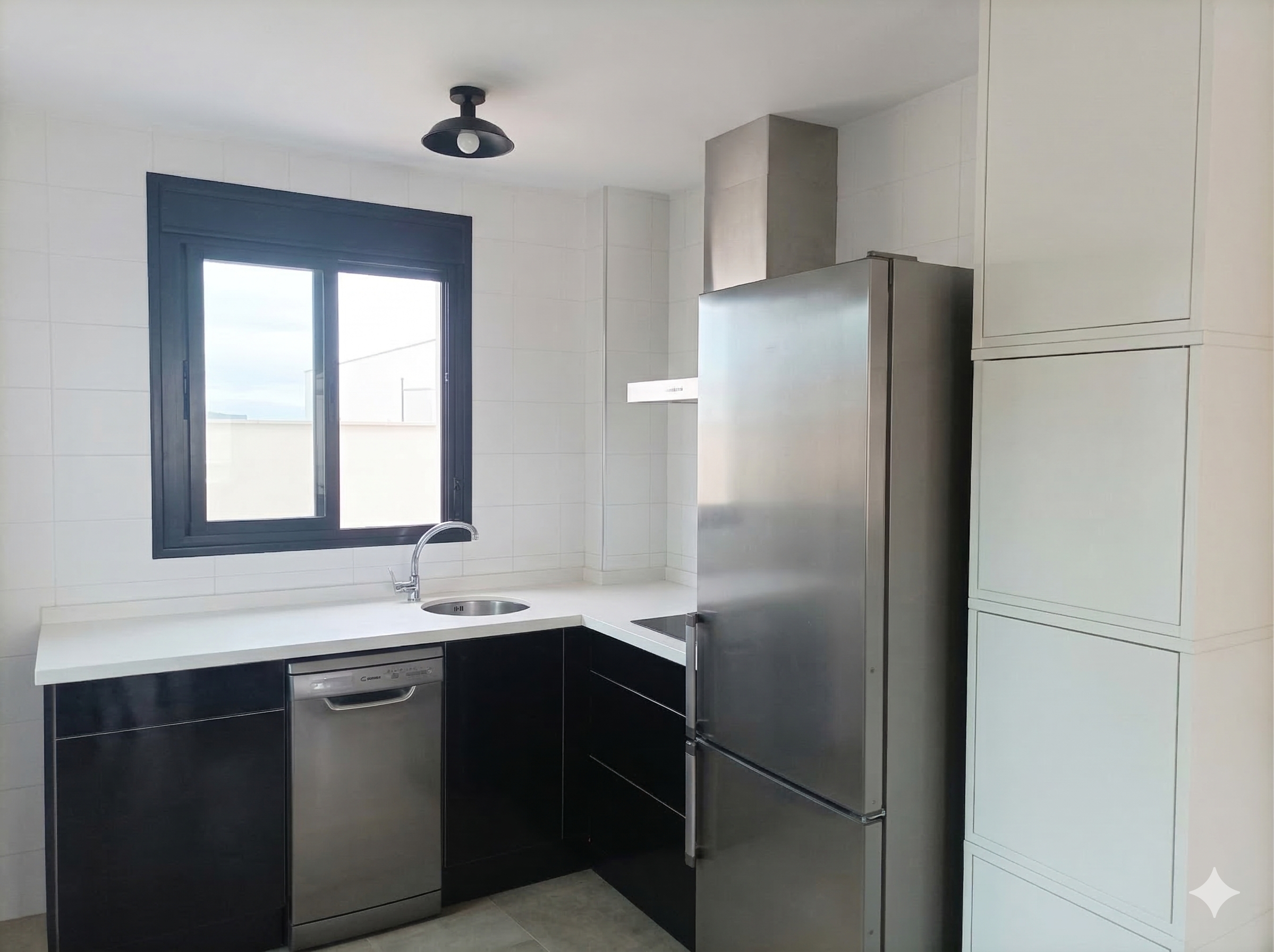 Cocina de Apartamento en venta en Guillena con Aire acondicionado, Piscina y Piscina comunitaria