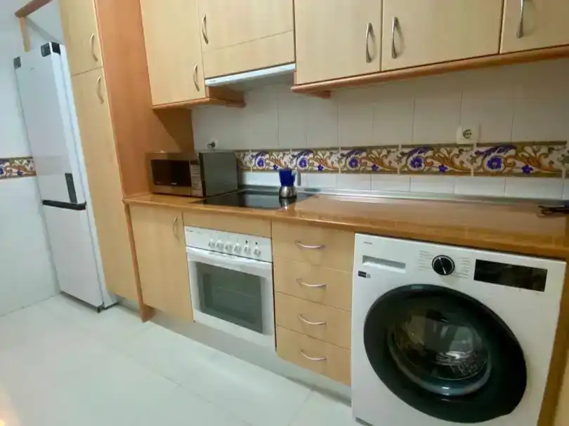 Küche von Wohnung zur Miete in Marbella mit Klimaanlage, Privatgarten und Schwimmbad
