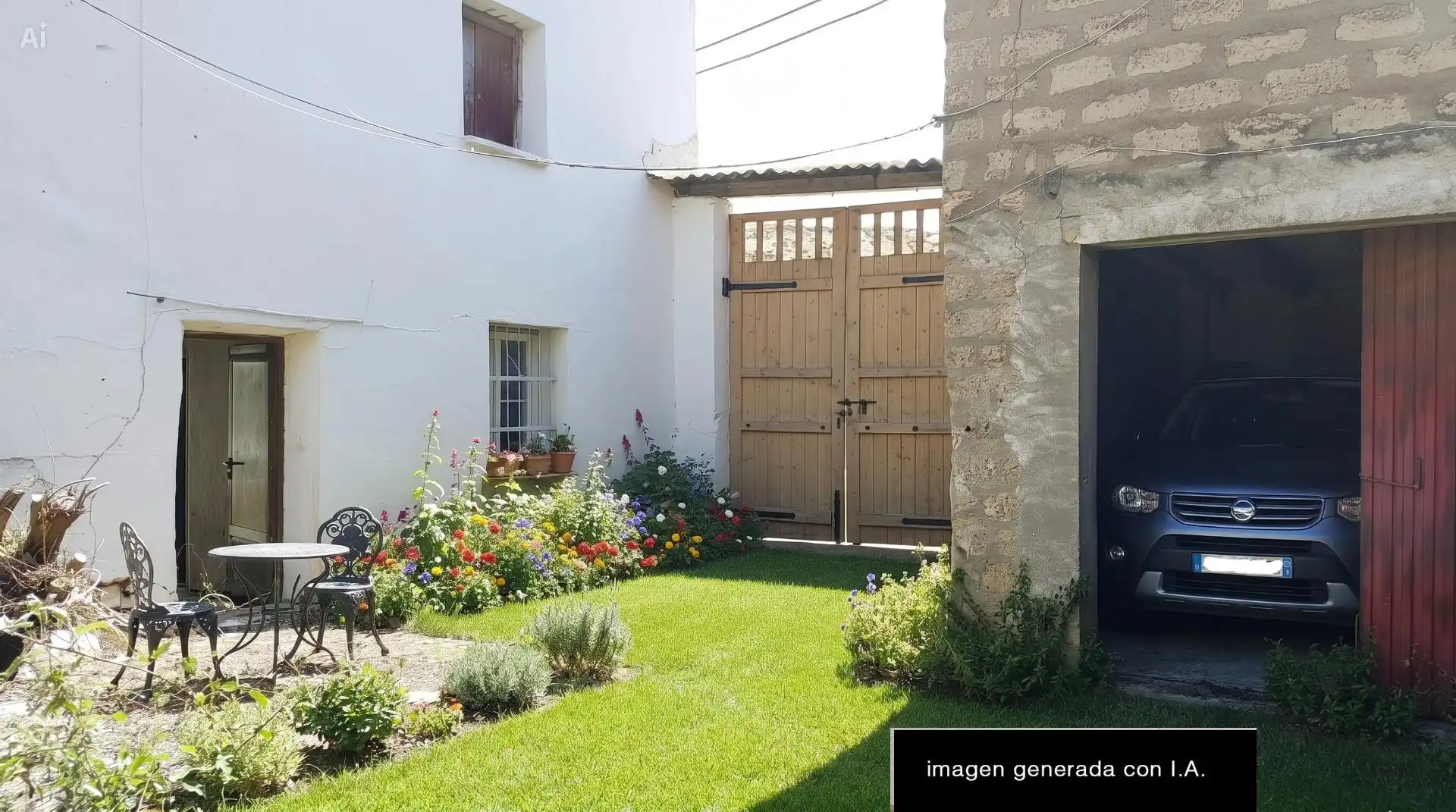 Jardín de Casa o chalet en venta en Villanueva de Gállego