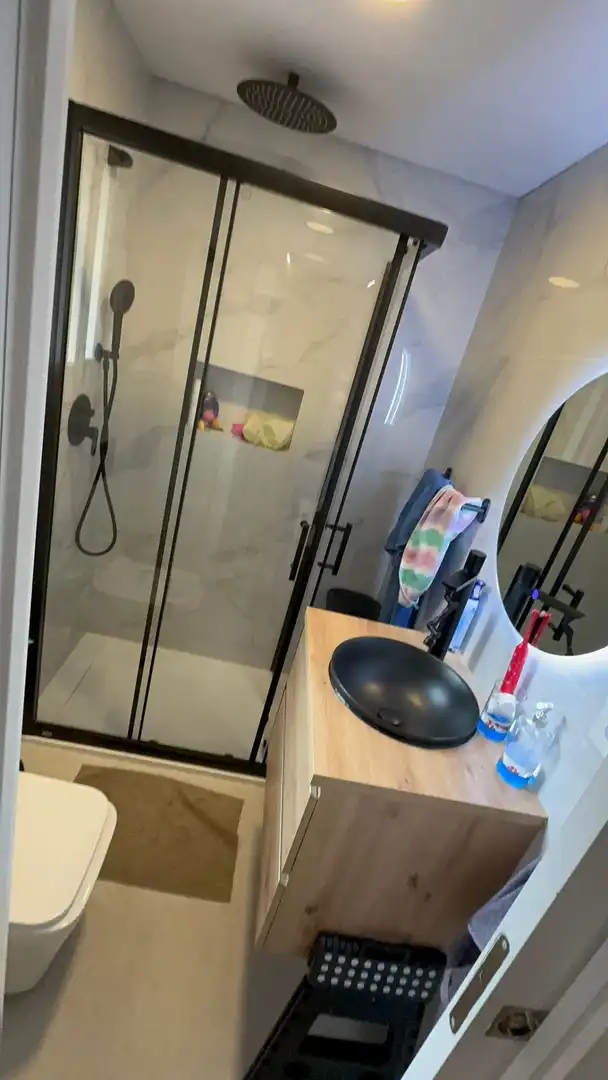 Bathroom of Detached homes for rent in Mutxamel  with Air Conditioner, Private garden and Parquet flooring