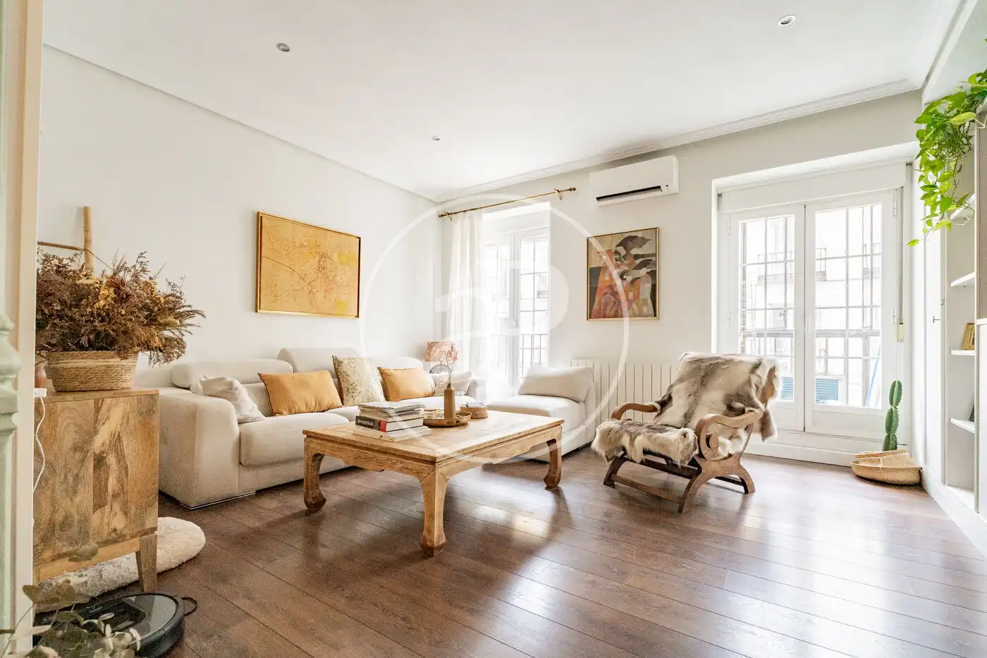 Sala de estar de Piso de alquiler en Madrid con Aire acondicionado y Calefacción