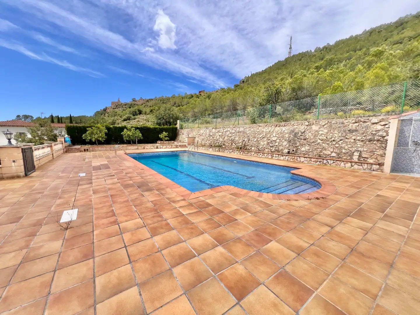 Swimming pool of Houses for sale in Vespella de Gaià  with Heating, Terrace and Swimming Pool