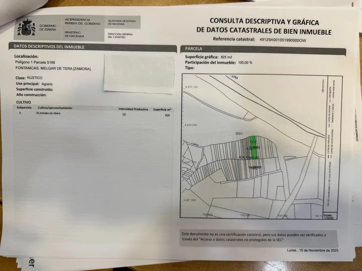 Terreno en venta en Melgar de Tera