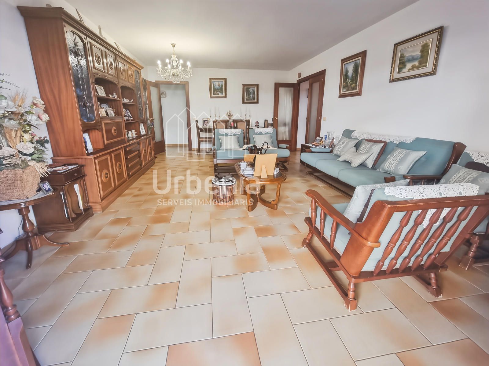 Sala d'estar de Pis en venda en Mataró amb Aire condicionat, Calefacció i Terrassa