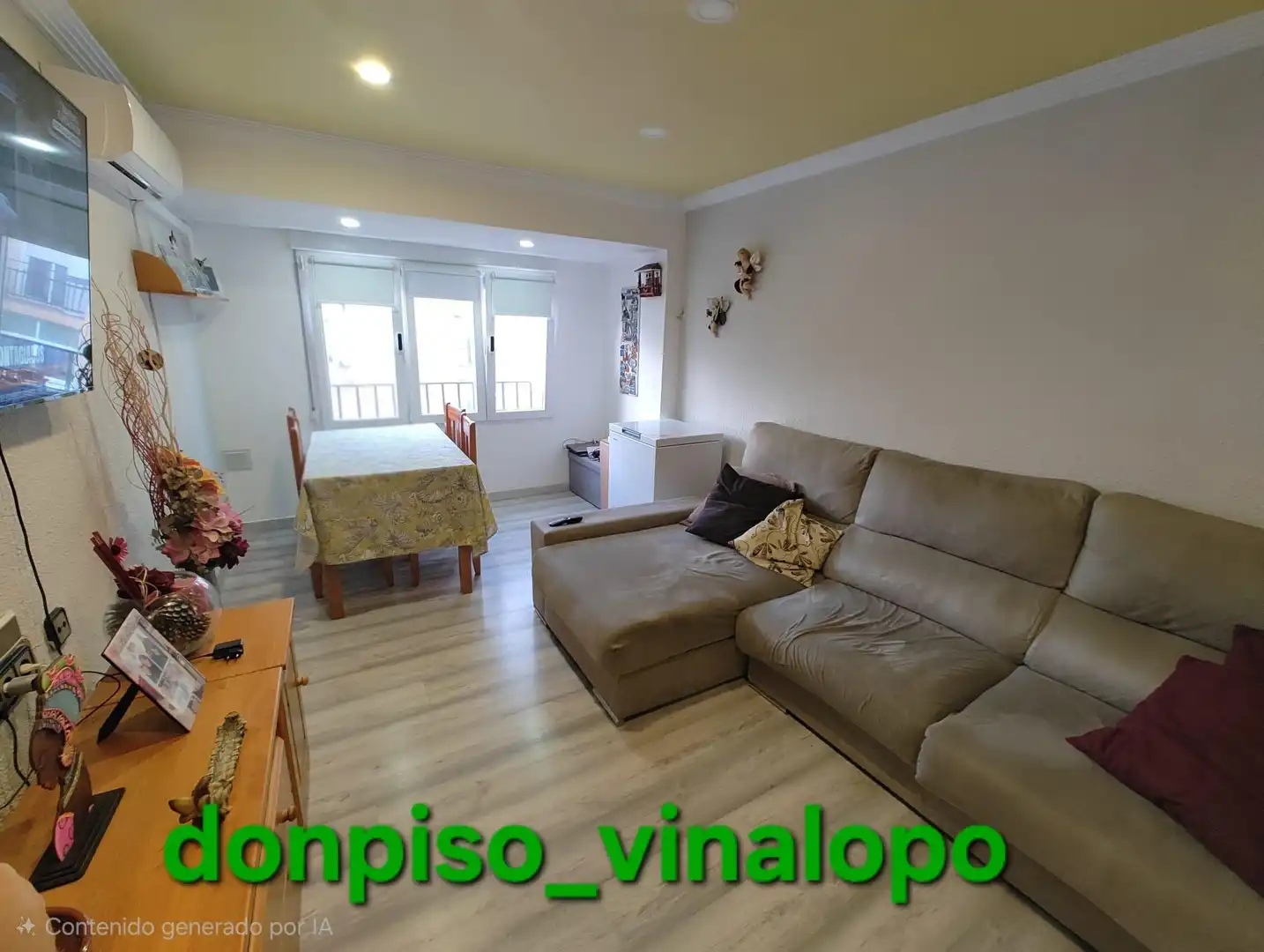 Sala de estar de Apartamento en venta en Petrer con Aire acondicionado, Calefacción y Balcón