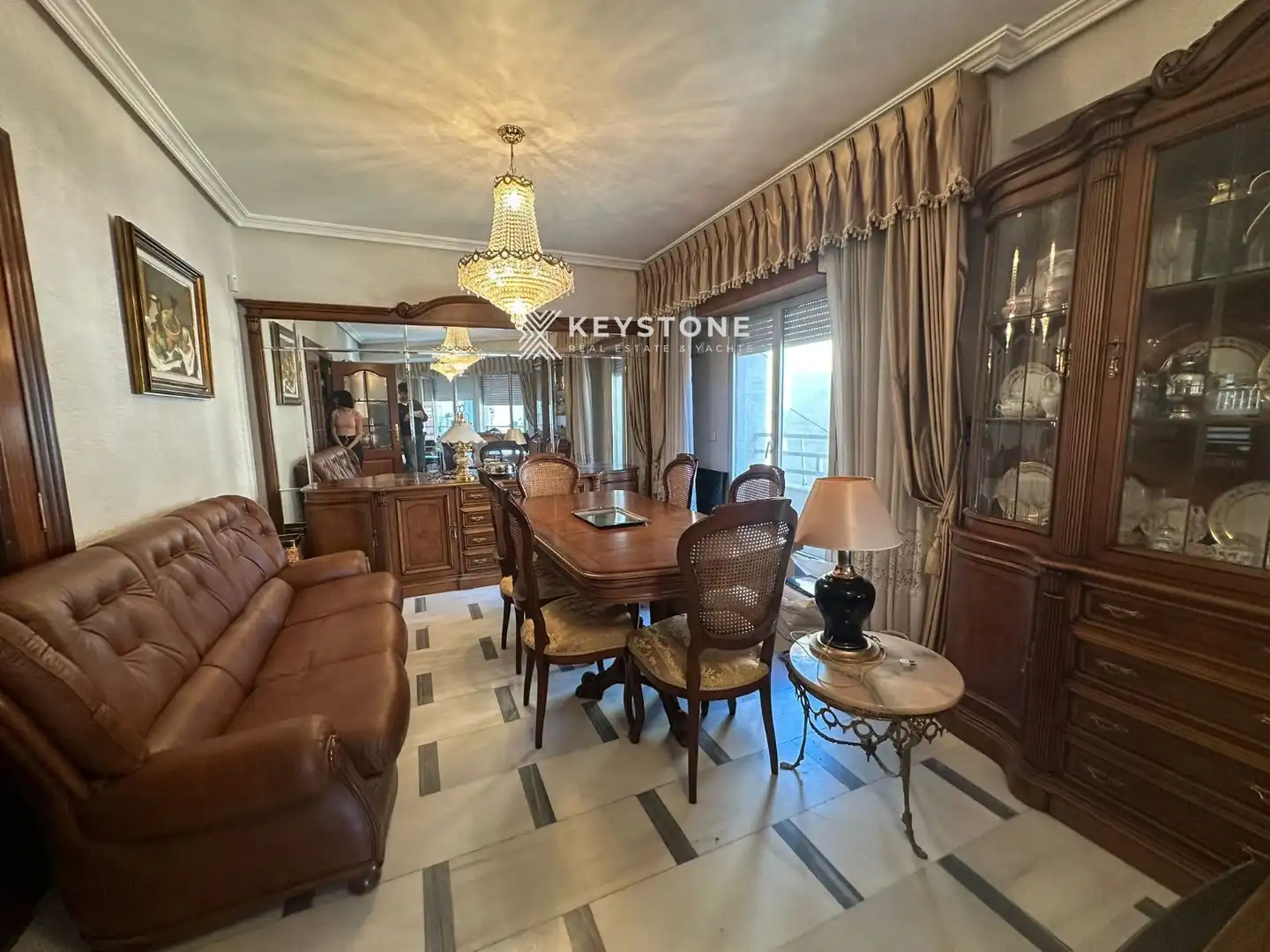 Dining room of Flat for sale in Alicante / Alacant  with Heating, Terrace and Furnished