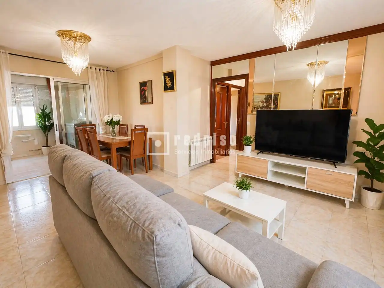 Sala de estar de Piso en venta en Fuenlabrada con Aire acondicionado, Calefacción y Terraza