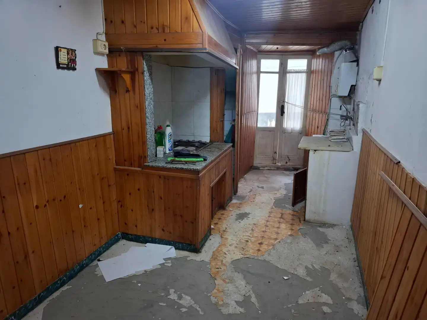 Cuina de Casa adosada en venda en Viveiro amb Terrassa