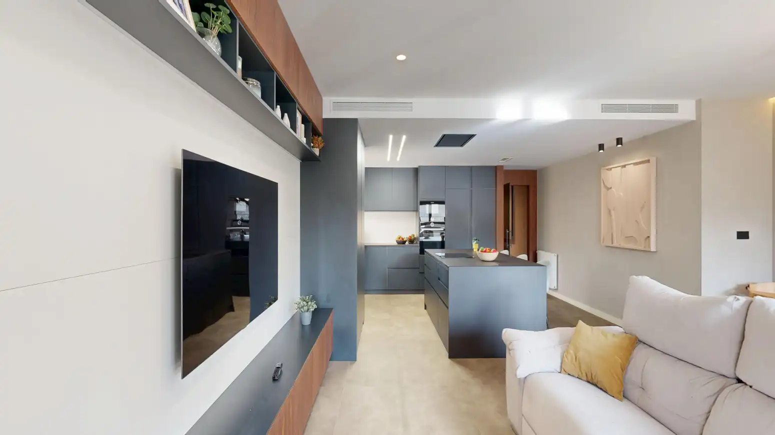 Sala de estar de Piso en venta en Cartagena con Aire acondicionado