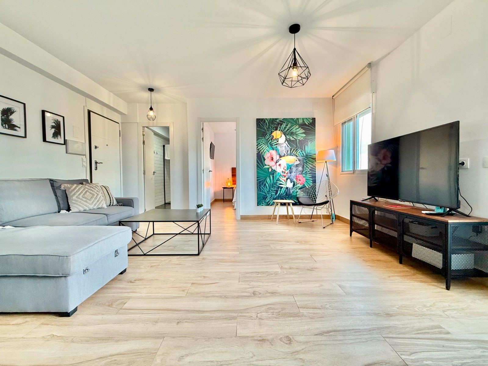 Sala de estar de Piso en venta en Torrevieja con Aire acondicionado, Terraza y Horno