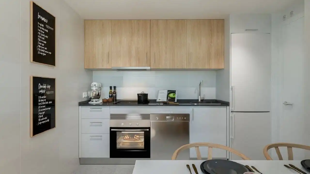 Cocina de Apartamento en venta en Mijas con Terraza y Trastero