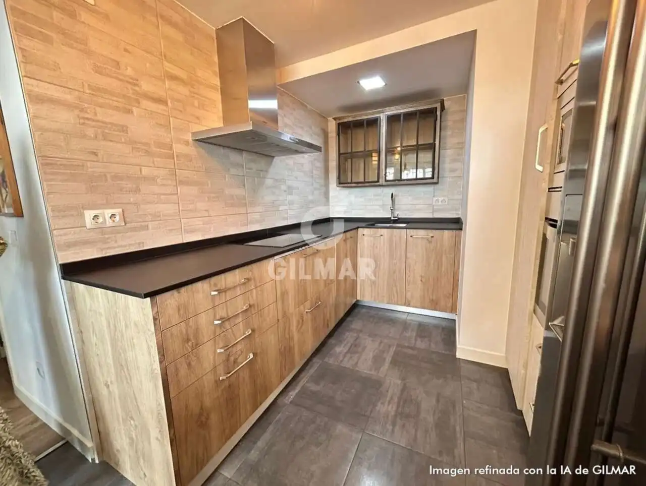 Kitchen of Flat for rent in Madrid  with Heating and Balcony