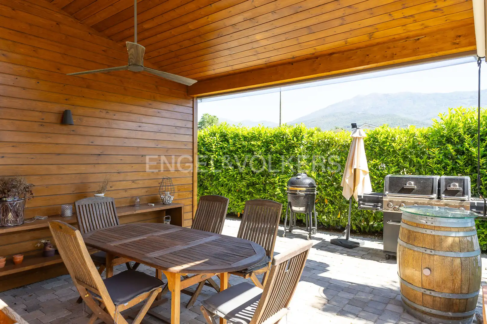 Terrassa de Casa o xalet en venda en Sant Esteve de Palautordera amb Aire condicionat, Calefacció i Jardí privat