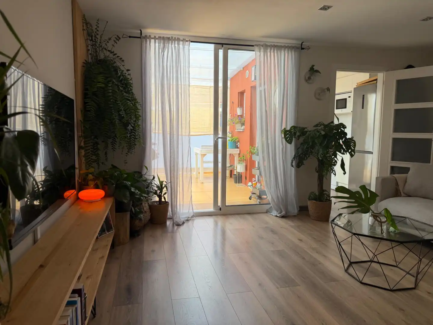 Terrasse von Dachboden zum Verkauf in Mataró mit Klimaanlage, Heizung und Parkett