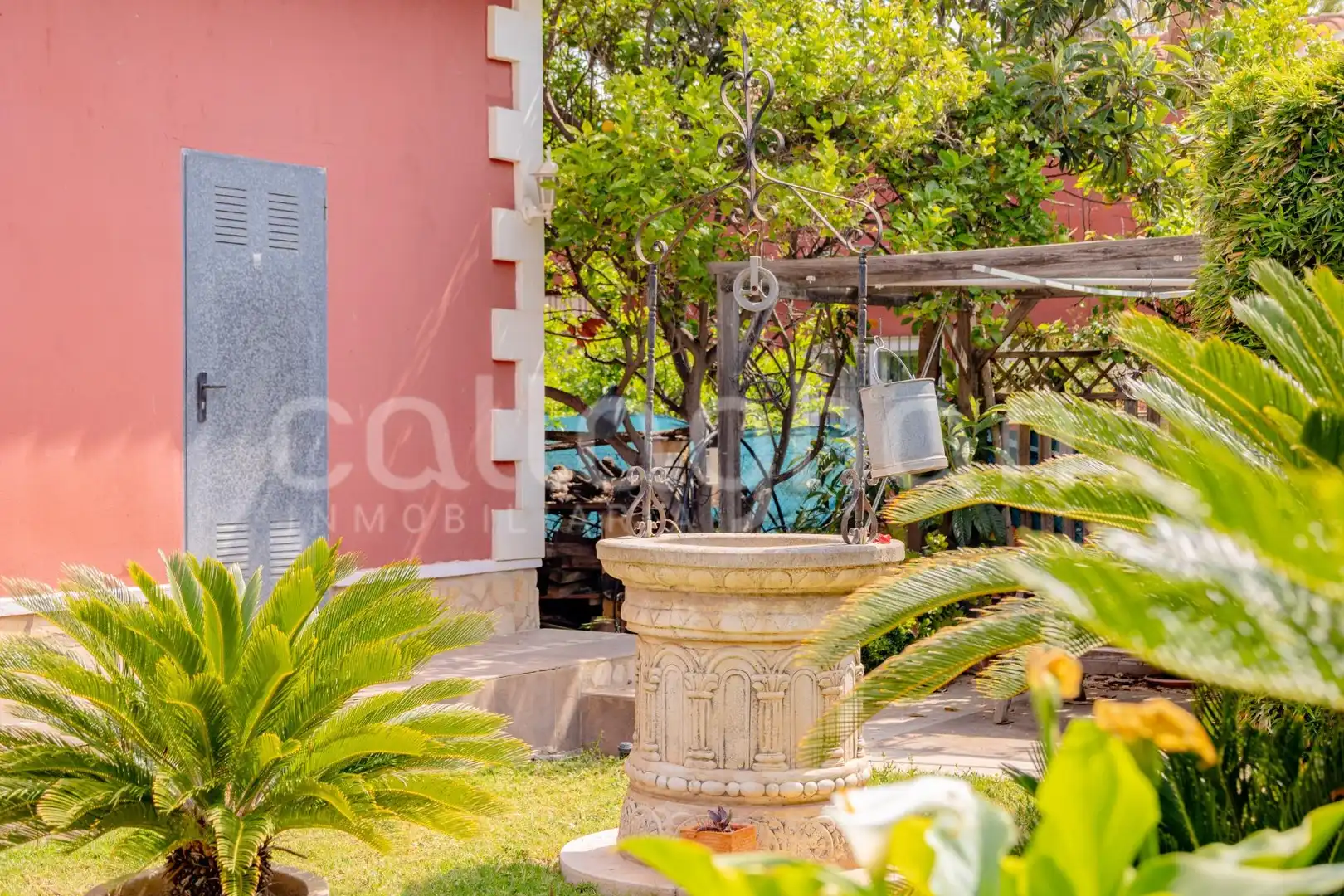 Jardí de Casa o xalet en venda en La Pobla de Vallbona amb Aire condicionat, Calefacció i Jardí privat