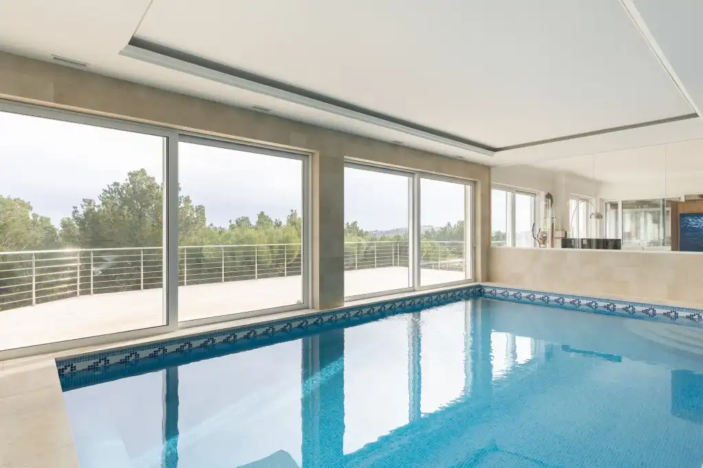 Piscina de Casa o xalet en venda en Calvià amb Aire condicionat, Jardí privat i Terrassa