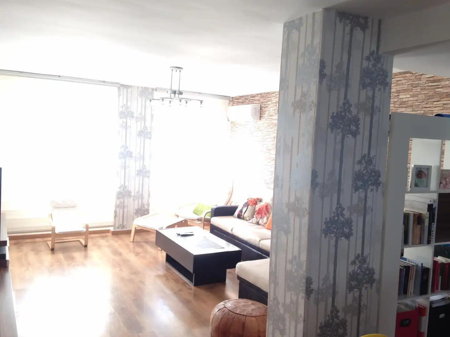 Sala d'estar de Pis de lloguer en Jaén amb Moblat