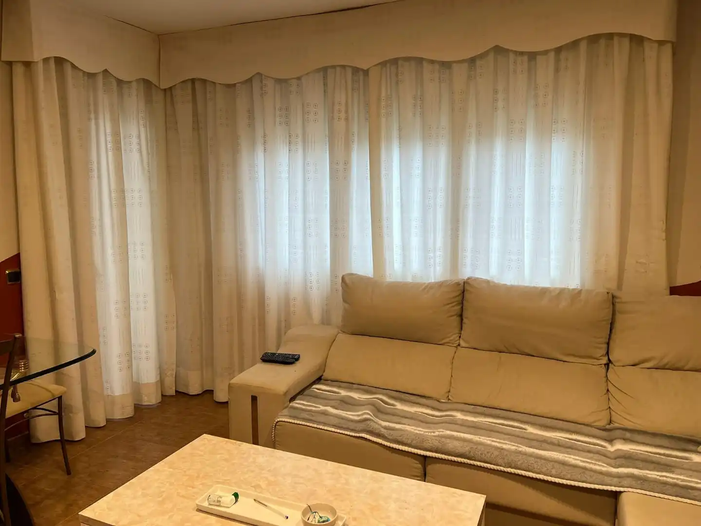 Living room of Flat for sale in Santa Margarida de Montbui  with Heating and Furnished