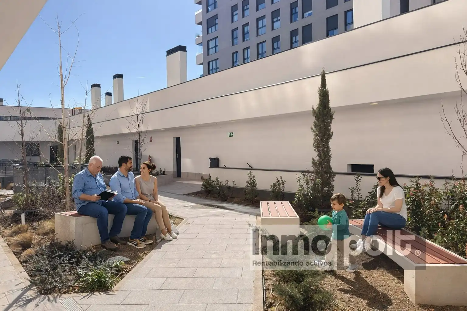 Terraza de Apartamento de alquiler en Tres Cantos con Aire acondicionado, Calefacción y Terraza