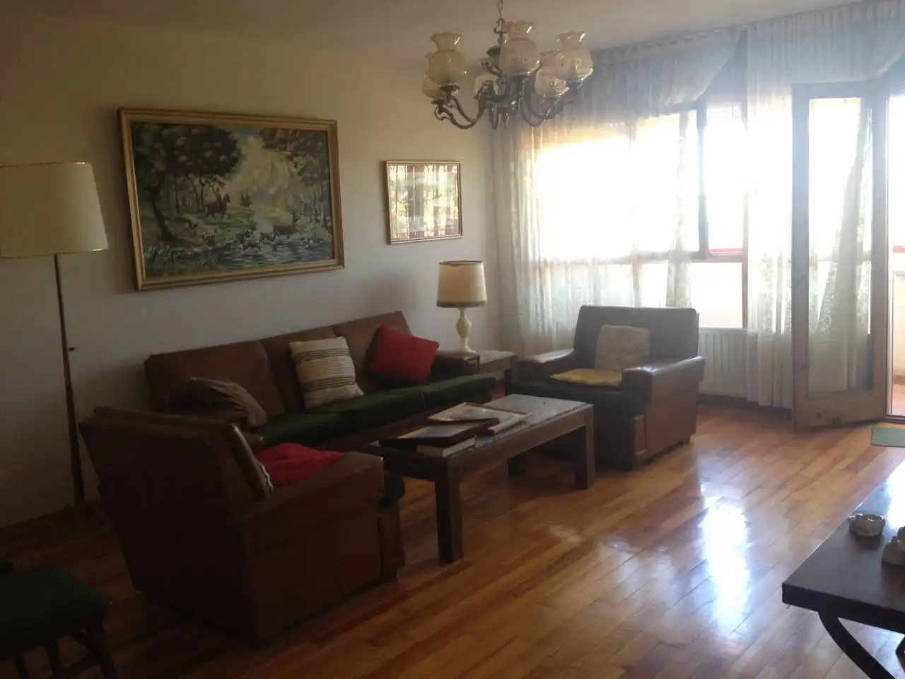 Sala d'estar de Pis en venda en Hospital de Órbigo amb Calefacció, Parquet i Terrassa