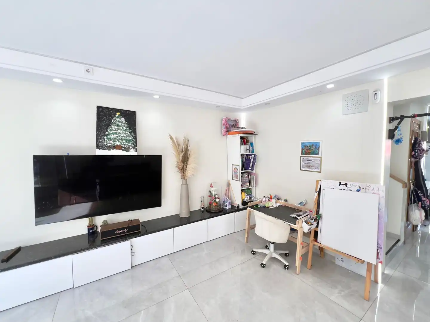 Sala de estar de Casa o chalet en venta en Rivas-Vaciamadrid con Aire acondicionado, Calefacción y Jardín privado