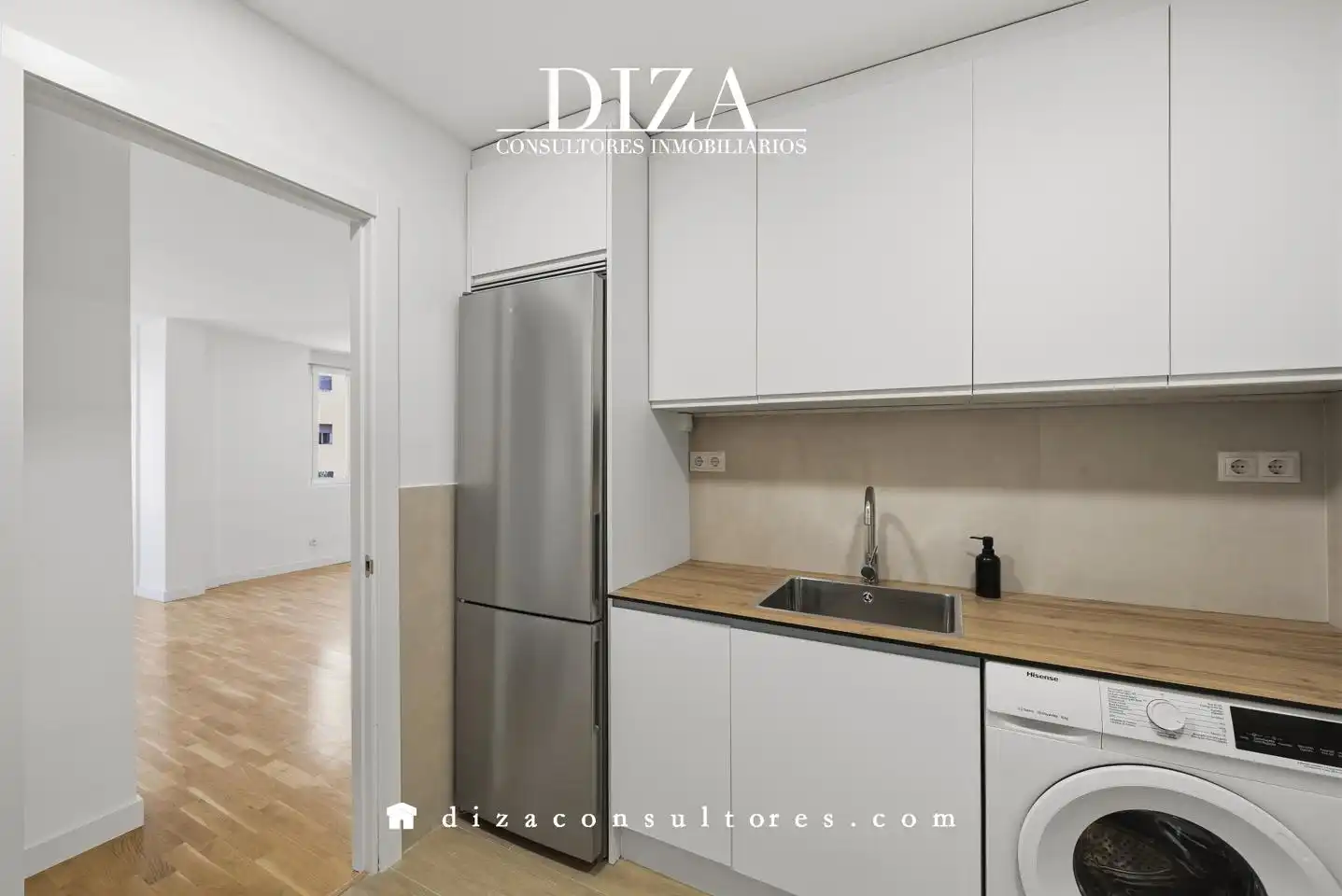 Cocina de Piso de alquiler en Madrid con Aire acondicionado y Calefacción