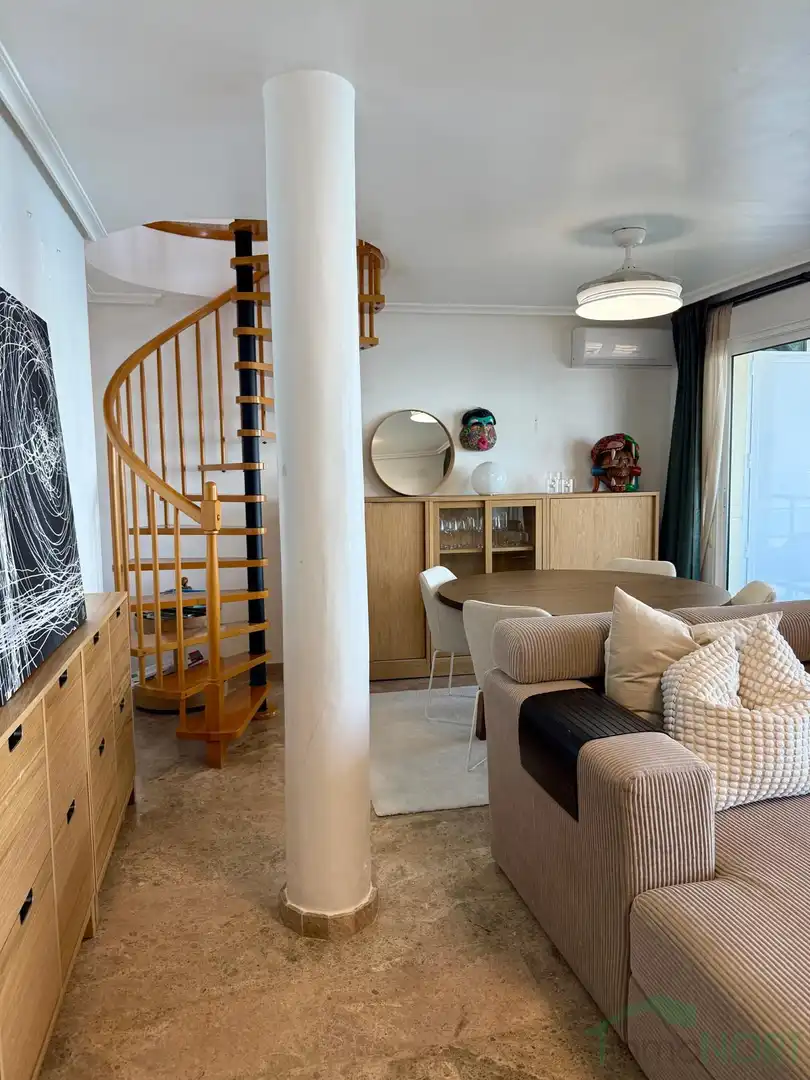 Wohnzimmer von Dachboden zum Verkauf in La Manga del Mar Menor mit Terrasse, Möbliert und Gemeinschaftspool